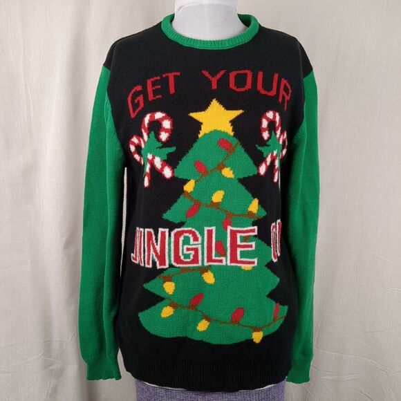 Get Your Jingle On Ugly Christmas Sweater Roebuck & Co Unisex Small - Picture 8 of 9